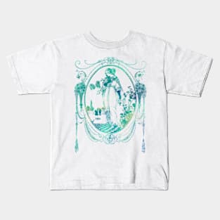 Floral Maiden In Water Kids T-Shirt